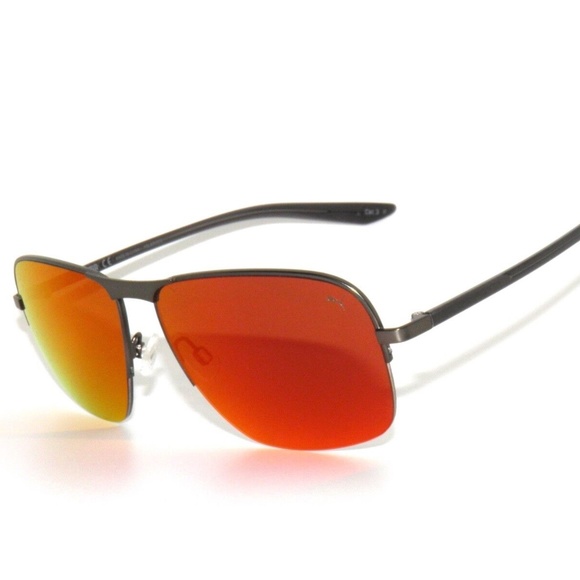 Puma 0120S 004 Light 2 Ruthenium Red Mirror Sunglasses 0120 - Picture 1 of 5